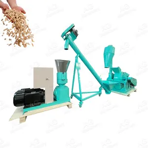 Çiftlik için yüksek kaliteli pamuk sapı/atık kağıt/ahşap pelet pres makinası
