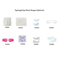 Patchs de gel pour les yeux en coton végétalien correcteurs de cernes, masque hydrogel au collagène pour les ridules et rafraîchissant, vente en gros OEM