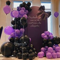 Kit d'arche de ballons violets écologiques personnalisés en gros, couleurs pastel chrome macaron, pour décoration de mariage, Noël, Pâques
