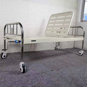 Sıcak satış yüksek kalite ucuz paslanmaz çelik katlanır tek krank hastane yatağı - Product Image 3