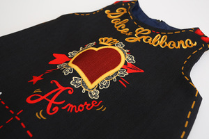 Nuova <span class=keywords><strong>boutique</strong></span> di alta qualità per bambini estate stile amore senza maniche prendisole abbigliamento vestito 2022 - Product Image 5