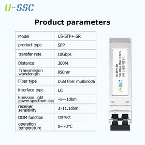 Émetteur-récepteur optique compatible du <span class=keywords><strong>duplex</strong></span> LC de Cisco SFP-10G-SR-S SFP + 10GBASE-SR 850nm 300m MMF - Product Image 6
