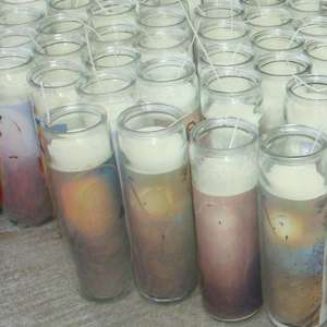 Candele di cera Paraff con coperchio di ferro scavato per il funerale e il ricordo della sepoltura - Product Image 5