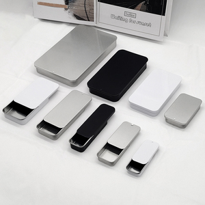 Fábrica Atacado Cigarro Tabaco Deslizante Metal Tin Box Personalização Candy Mint Açúcar Metal Tin Container Embalagem - Product Image 2