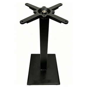 Base de table <span class=keywords><strong>en</strong></span> fonte noire, best-seller, vente <span class=keywords><strong>en</strong></span> gros, bases de table modernes <span class=keywords><strong>en</strong></span> <span class=keywords><strong>métal</strong></span>, bases carrées de haute qualité pour usage extérieur - Product Image 1