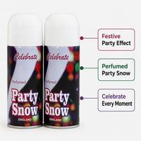 Aérosol de neige parfumée pour fêtes avec effet mousse blanche et parfum festif pour la décoration des fenêtres et des événements de Noël