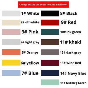 Rideau rideaux occultants fil de printemps imperméable laminé couleur unie occultante complète plus d'options plus de couleurs - Product Image 3