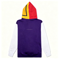 Sudadera con capucha unisex de alta calidad, corte holgado, tejido grueso, con apliques bordados y estampados, cierre de cremallera, 100% algodón, más vendida.