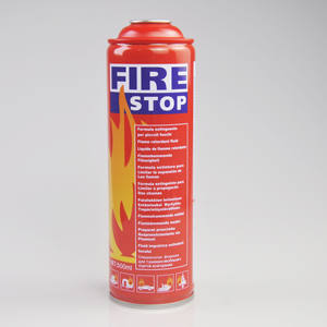 علبة طفاية حريق أيروسول من الصفيح عالية الإحكام 65 مم، تغليف متين أحمر اللون للاستخدام في إطفاء حرائق السيارات والمطابخ والمواد الكيميائية - Product Image 3