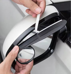 Penutup spion spion Logo kustom pabrik kaca spion mobil kaca samping karet untuk gaun hujan mobil hujan - Product Image 2