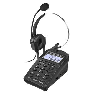 <span class=keywords><strong>Support</strong></span> de <span class=keywords><strong>casque</strong></span> téléphonique Antique de base RJ11 de haute qualité avec micro antibruit UN400 pour le bureau ou la maison - Product Image 1