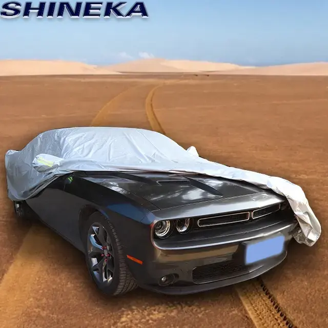 Car Cover Waterproof All Weather Full Car Covers Breathable Outdoor Indoor For Dodge Challenger 2010+