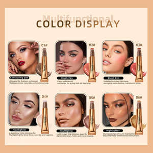 Hot Sale 6 Colors Available Silky Texture Easy Operation Temperament Improving <b>Blush</b> Concealer - Product Image 4