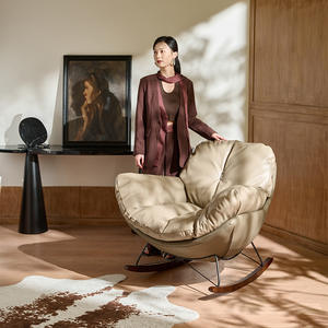 Sillón Reclinable de Diseño de Lujo, Estilo Italiano, Ligero y Elegante, para Sala de Estar, Balcón, Silla de Descanso Cómoda - Product Image 1