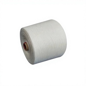 Hilo de punto/tela de extremo abierto Ne 10/1-Ne 21s/1 para calcetines, 35% algodón reciclado, 65% poliéster, algodón recuperado de Vietnam, fácil de usar - Product Image 1