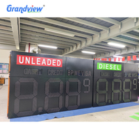Étanche 7 segments numérique Led carburant essence Led prix signe/led Station d'huile affichage/essence Station service écran
