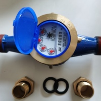 Alta precisión 1/2 '3/4' 1 'Medidor de agua de fácil instalación Mantenimiento mecánico de bajo costo para uso residencial/comercial