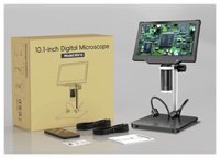 Mikroskop Digital 10,1 inci Baru dari Pabrik untuk Perbaikan PCBA, Penilaian Barang Antik, dan Mikroskop Elektronik Alat Perbaikan Ponsel