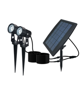 Lámpara Solar de Jardín con Panel de 6V 5W, 300LM, Batería de 3000mAh, IP65 Impermeable, con Estaca para Tierra - Product Image 1