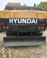 Excavatrice sur chenilles Hyundai R225LVS d'occasion à faible nombre d'heures, 22 tonnes, pour travaux lourds, machine reconditionnée pour terrassement et construction routière