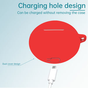 2023 funda protectora de silicona para auriculares inalámbricos de alta calidad para <span class=keywords><strong>OPPO</strong></span> Enco <span class=keywords><strong>buds</strong></span> 2 funda a prueba de golpes con gancho - Product Image 3