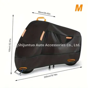 Housse de rangement étanche <span class=keywords><strong>pour</strong></span> vélo avec bandes d'avertissement réfléchissantes et sacs de rangement - Product Image 6
