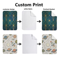 Couverture en flanelle de microfibre de polyester anti-boulochage personnalisée, motif Lucky Flow Poker, thème casino, douce en polaire corail