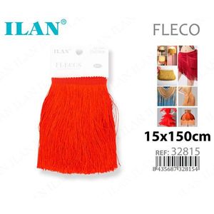 Fleco Ilan de 15x150cm, Rojo Intenso - Product Image 1