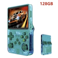 Console de jeu portable rétro noire R36S, mini console de poche de 3,5 pouces pour enfants et adultes, Wi-Fi, idée cadeau très populaire