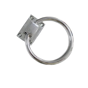 European Minimalist Zinc Alloy Ring <b>Drawer</b> Handle A2167 White Chrome Furniture Hardware - Product Image 4