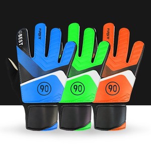 Blue High Performance Soccer Goalie <strong>Gloves</strong> <strong>Football</strong> <strong>Gloves</strong> Grip Palms Finger Protection <strong>Boys</strong> Girls Kids Goalkeeper <strong>Gloves</strong> - Product Image 2