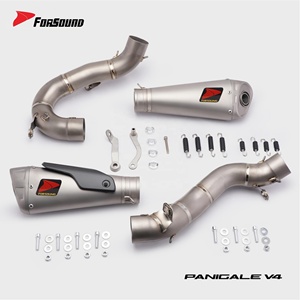 Système d'échappement complet Forsound Factory à <span class=keywords><strong>prix</strong></span> de gros pour Ducati <span class=keywords><strong>Panigale</strong></span> <span class=keywords><strong>V4</strong></span> V4S, silencieux sous châssis en titane 2019-2024 - Product Image 4