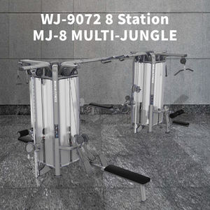 <span class=keywords><strong>Gimnasio</strong></span> comercial Equipo de fitness Sistema de <span class=keywords><strong>polea</strong></span> de Estación múltiple Entrenador de funciones 8 estaciones Multi-Jungle - Product Image 3