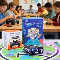 Kit de robótica educativa de voz programable WeeeCore Bot AIOT para educación STEM de niños en edad escolar