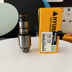 Para R210lc7 R290lcBuena calidad <span class=keywords><strong>Hyundai</strong></span> 31n6-17400 Válvula de acero amarillo Assy-relief Pieza de repuesto de excavadora <span class=keywords><strong>Hyundai</strong></span> original genuina - Product Image 5