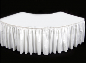 Plateau de Banquet en bois forme de serpent, serpentine s, pliante, événement, fête, <span class=keywords><strong>demi</strong></span>-cercle, <span class=keywords><strong>Table</strong></span> en <span class=keywords><strong>demi</strong></span>-<span class=keywords><strong>lune</strong></span> - Product Image 5