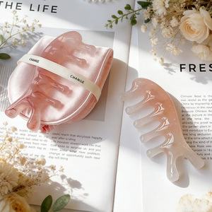 Nuevo Peine de Masaje Multifuncional con Forma de Cola de Delfín, Tabla de Raspado de Resina para Mujer, Terapia Facial, Artefacto para el Hogar, Venta al por Mayor - Product Image 3