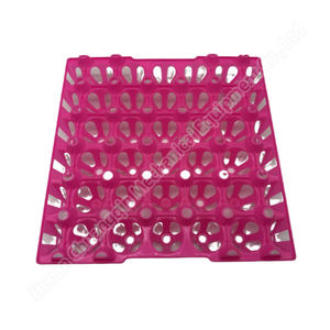 Caisse à œufs colorée 30 œufs plateau à œufs en plastique carton réutilisable 30 trous plateau à œufs de poulet - Product Image 6