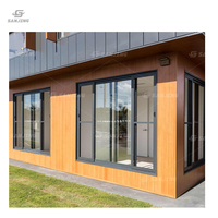 American Style Aluminium Fenster tür Verbund rahmen Glasfenster Wohn Double Safe Schiebefenster