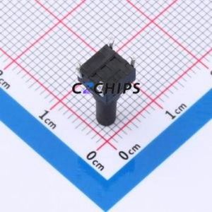 GT-TC116B-H140-L1 Tactile Switch Through hole Component (THT) Switch Single Pole Single Throw Round Button 2.5N Through Hole - Product Image 2