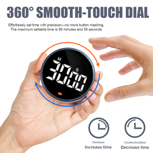 Từ LED hiển thị kỹ thuật số Đồng hồ đếm ngược với báo động lớn cho nhà bếp nấu nướng tập thể dục Lớp Học Nghiên Cứu vật liệu nhựa - Product Image 3