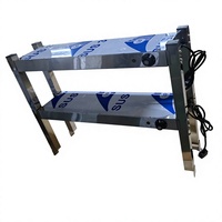 Cuisine d'extérieur industrielle en acier inoxydable sans chauffe-plats à l'eau Plateau de table pour bain marie avec double élément chauffant
