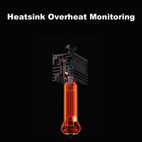 Hotend H2C de Bambú (Derecho) con Boquilla de Acero Endurecido de 0.2/0.4/0.6/0.8mm para Sistemas H2C/H2C Vortek, Repuesto de Hotend H2C