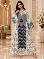 Abaya de luxe Dubaï, robe musulmane pour femmes, kaftan brodé perlé, abaya pour l'Aïd, jalabiya marocaine, robe arabe, vêtements islamiques