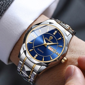 Reloj de Pulsera BINBOND 5552 para Hombre, Marca de Moda, Correa de Acero Deportiva, Resistente al Agua 50 m, Luminoso, para Negocios - Product Image 5