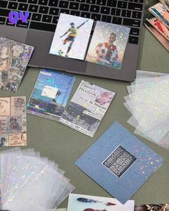 Fundas de PVC con patrón de corazón holográfico, esquinas cuadradas, resistentes al agua, para entretenimiento en juegos de mesa - Product Image 5