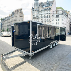 Remorque de restauration 2025, remorque de vente de nourriture, chariot de nourriture BBQ avec friteuse, camion de restauration rapide à vendre en Europe - Product Image 4