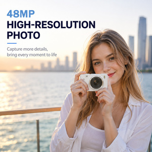 Nouvel appareil photo numérique 4K pour le vlogging, 48MP, autofocus, écran IPS 2,8 pouces, lecteur MP3, caméscope portable, jouet éducatif pour débutants - Product Image 4