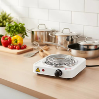 Allume-charbon électrique 1000W de haute qualité pour chicha, brûleur simple à chauffage par spirale, boîtier métallique, plaque chauffante pour usage domestique