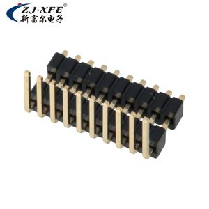 Connecteur à broches personnalisé, pas de 1,27 mm, simple rangée, double couche, avec éjecteur, type DIP à angle droit - Product Image 3
